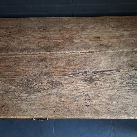 Image 1 of Mesa de granja francesa antigua 228x85 roble