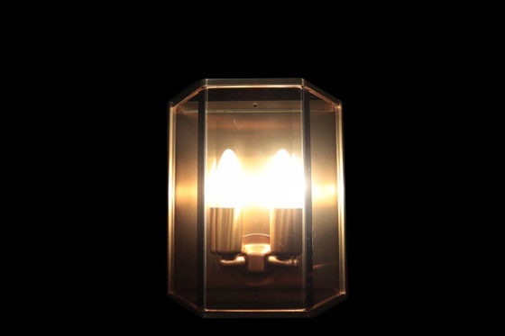 Image 1 of Holtkötter – wall lamp – brass – double light point