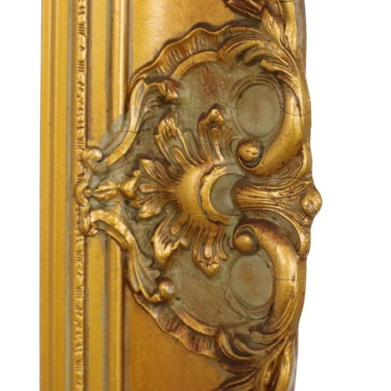 Image 1 of Large Gold-Colored Pine Frame 94cm