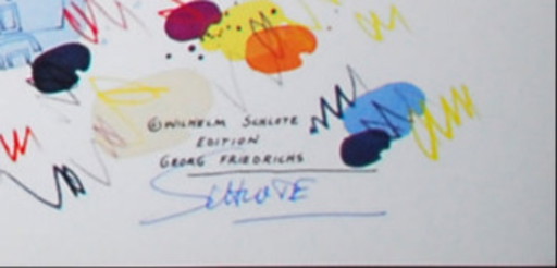 Schlote, Wilhelm - Nijmegen - color offset - hand signed