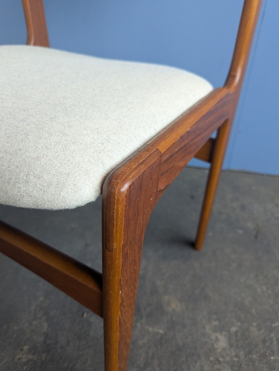6x Teak Mid Century Dining Chairs - Erik Buch – Wood (photo 5 of 13)