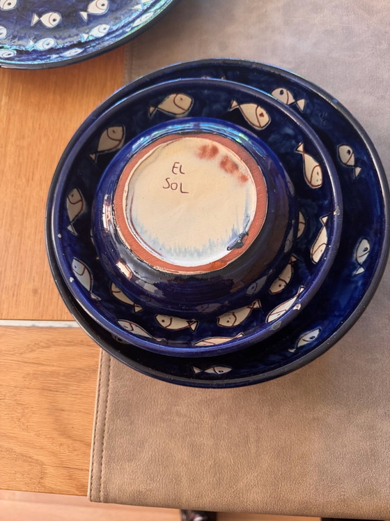 Stoviglie blu cobalto con pesci – El Sol, Ceramica (photo 9 of 9)