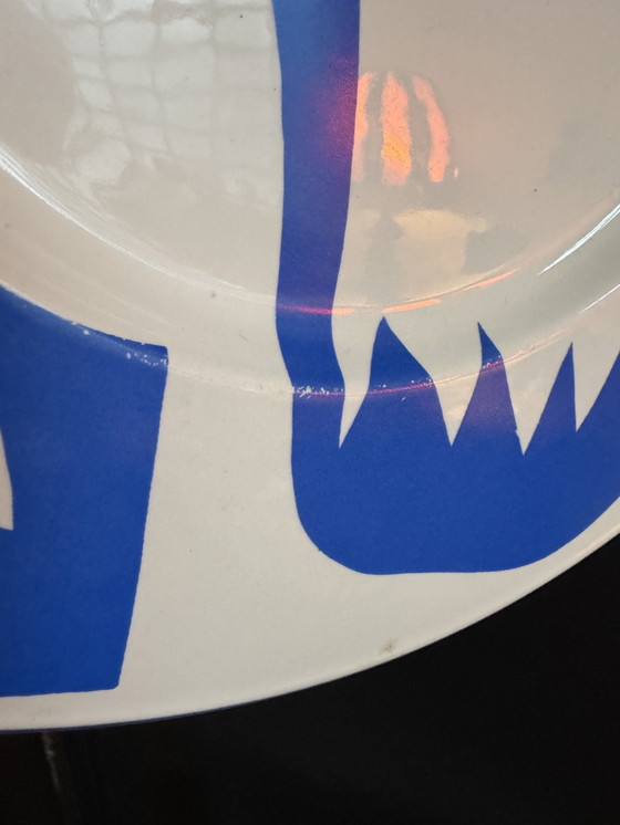 Image 1 of Fauvistisch keramisch bord van St. Clement.