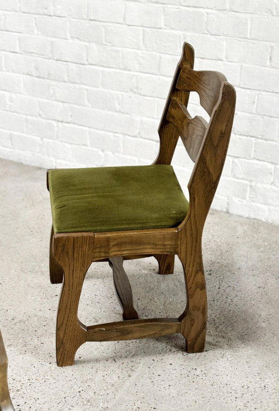 Image 1 of 6 vintage brutalist chairs