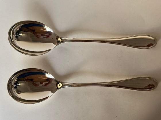 Image 1 of Service de table suédois Faden en argent massif Wilkens, composé de 16 pièces.