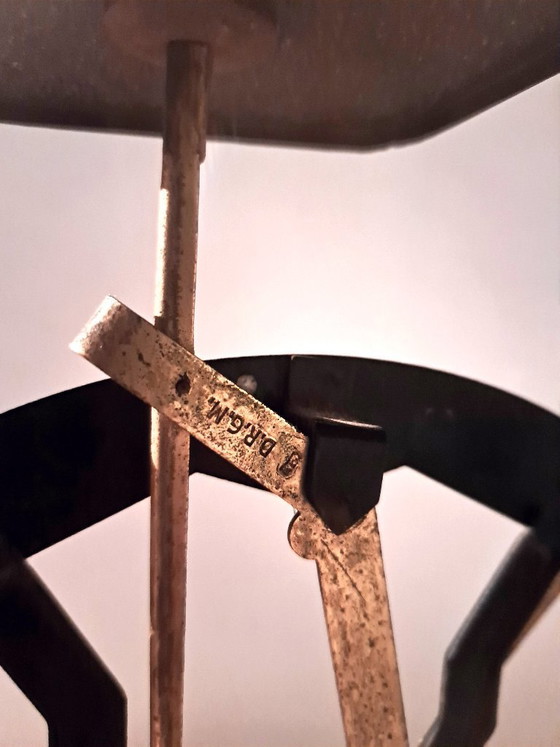 Buchstabenmaßstab, Marke JMAZ, DRGM, 22 x 17 cm – Dekorative Objekte, Metal, Brass (photo 4 of 5)