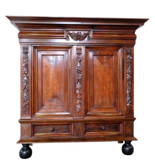 Fine Dutch Barok Cabinet, 1680-1700. Prachtig Hollandse kast uit de Barok