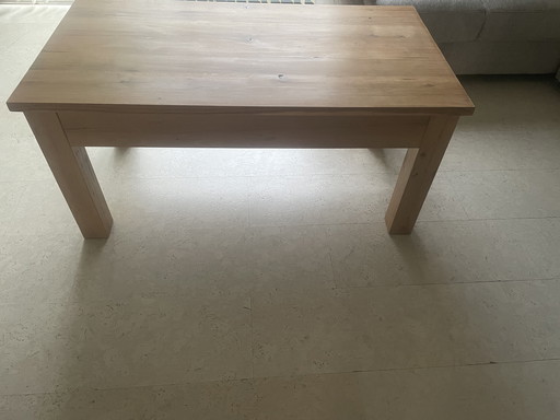 Hand gemaakte salontafel eikenhout
