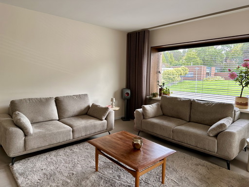 2 Goossens Princess 2,5-Sitzer Sofas elektrisch verstellbar