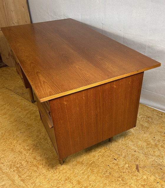 Image 1 of Mid-Century Retro Vintage Teak Desk – 1960s Danish Design  