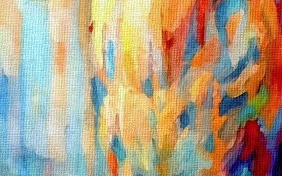 Image 1 of The Grace of Jesus Christ / Impressionist painting (60x60 cm)