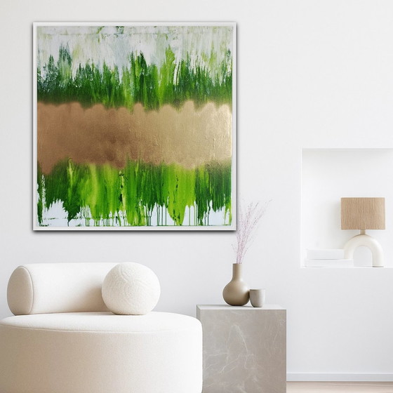 Image 1 of Natia Antadze Abstract Composition 90x90 cm