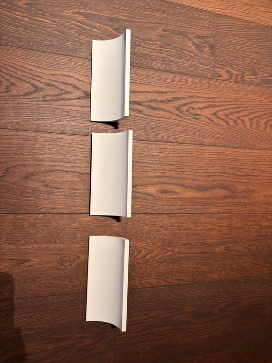 Image 1 of 3x Helestra Adeo Wall Light LED white frosted