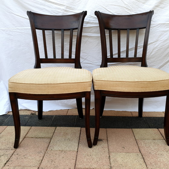 Image 1 of 4 Antique English Dining Chairs