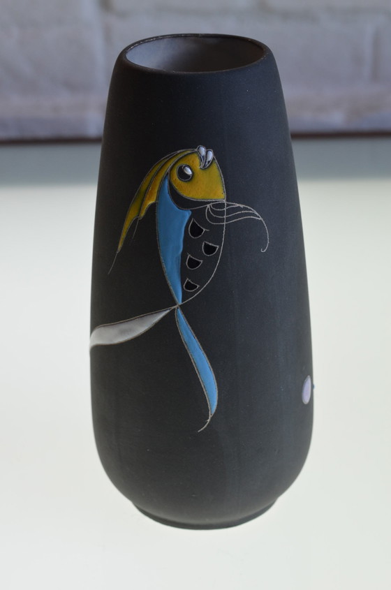 Image 1 of Vaso in ceramica Ruscha anni '50