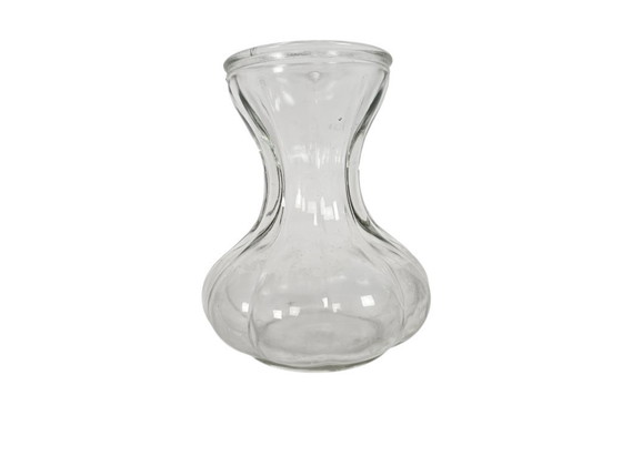 Image 1 of Leerdam Glass - Andries Copier - Vase Jacinthe/Ail - Verre Pressé - Modèle 583 - Années 50