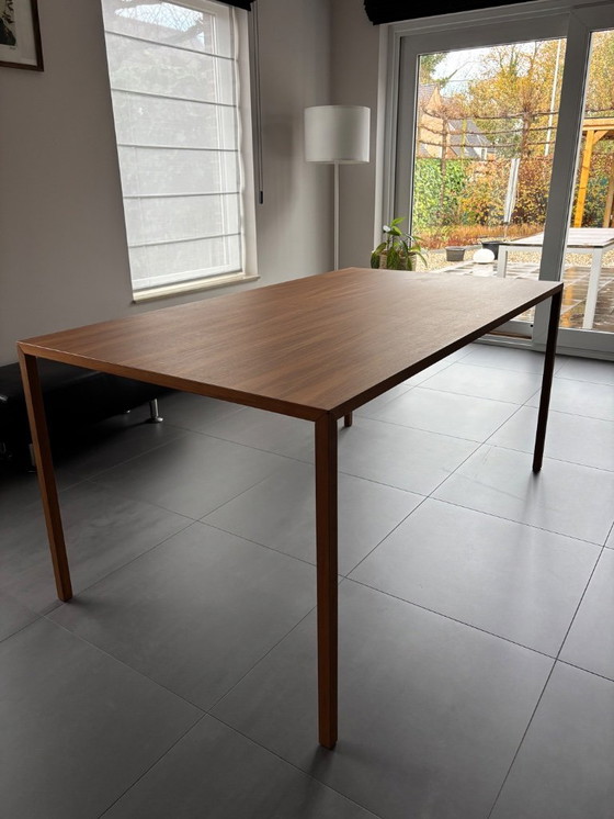 Image 1 of Arco slim table in walnut 160x90x75