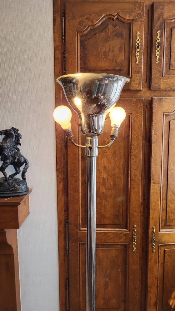 Lampada da terra Art Déco – Lampade da terra, Aluminium, Cast Iron, Art Deco (photo 7 of 7)
