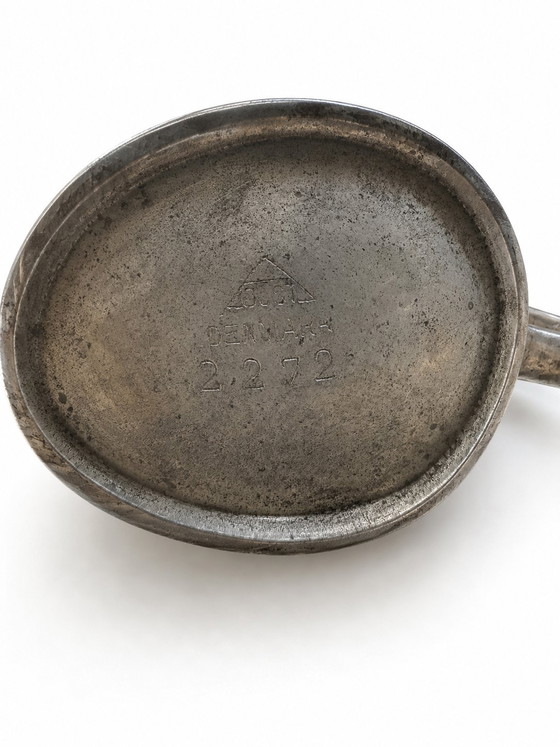 Image 1 of Art Deco sauskom van tin van Just Andersen (Denemarken, model 2272, jaren 1930)