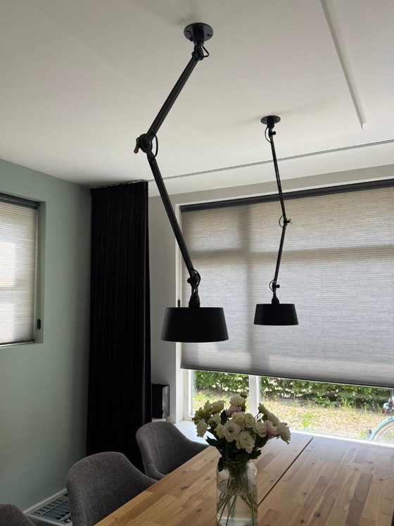 Image 1 of 2x Tonone Bolt ceiling 2arm upperfit smokey black