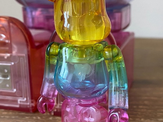 Image 1 of Bearbrick Emotionally Unavailable Gradient 400% + 100% Sold Out Medicom