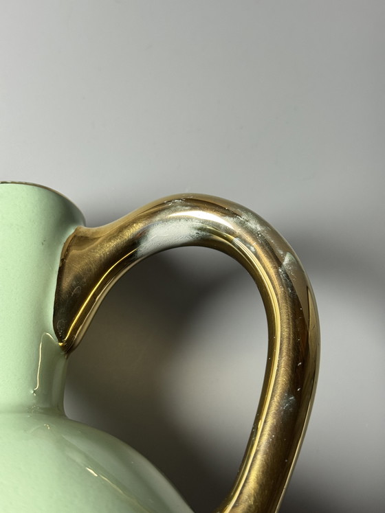 Image 1 of Jarra Boch Frères La Louvière Art Déco de loza, cerámica belga, años 30