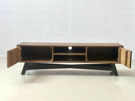 TV-meubel TAMATI, gemaakt van massief grenenhout, 2010 – tv-meubelen, Wood, Vintage (photo 10 of 14)