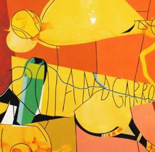 Roland Garros 1998 par Hervé Télémaque – Affiche d'art Tennis