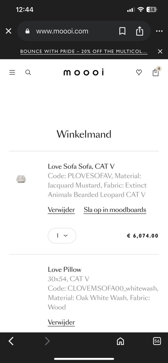 Image 1 of Sofá Moooi Love NUEVO