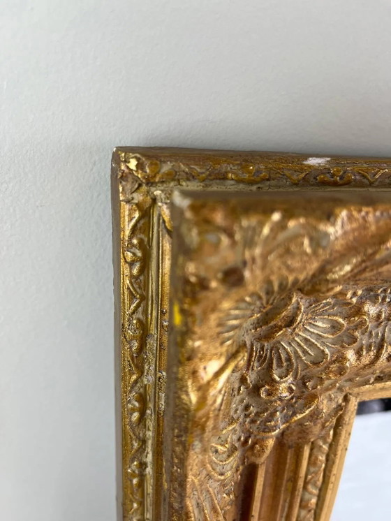 Antiker vergoldeter Spiegel Napoleon III – spätes 19. Jahrhundert – Wood, Rococo (photo 15 of 21)
