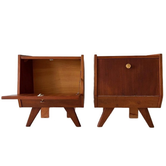 Image 1 of Comodini vintage in teak di design danese di metà secolo, anni '60