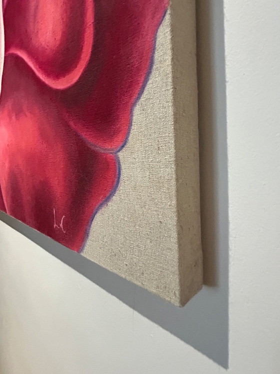 Image 1 of peinture contemporaine " fleur " 