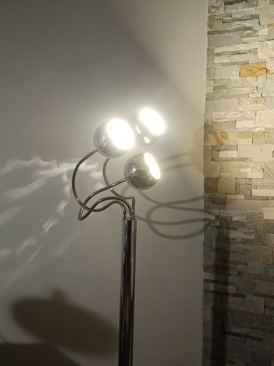 Image 1 of Lámpara de pie con forma de ojos de Goffredo Reggiani, década de 1970.