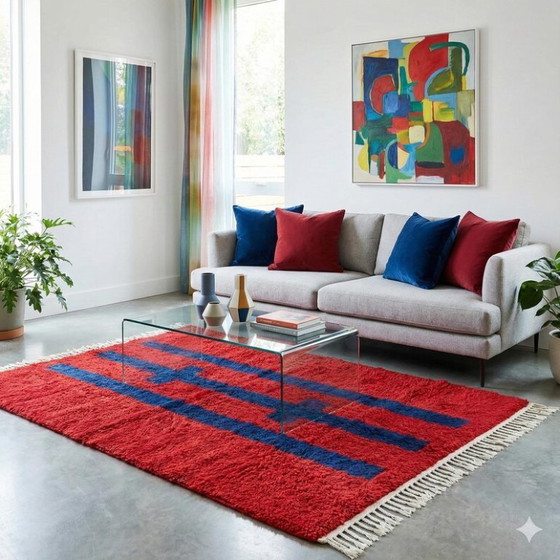 Image 1 of Luxe handgemaakt vloerkleed 250cm x 150cm