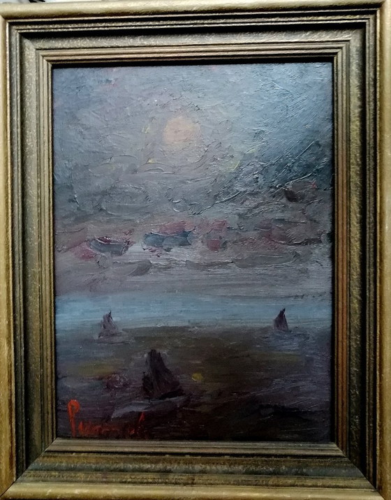 Constant Permeke Night at Sea – Paintings & Drawings, Wood, Canvas (photo 3 of 7)