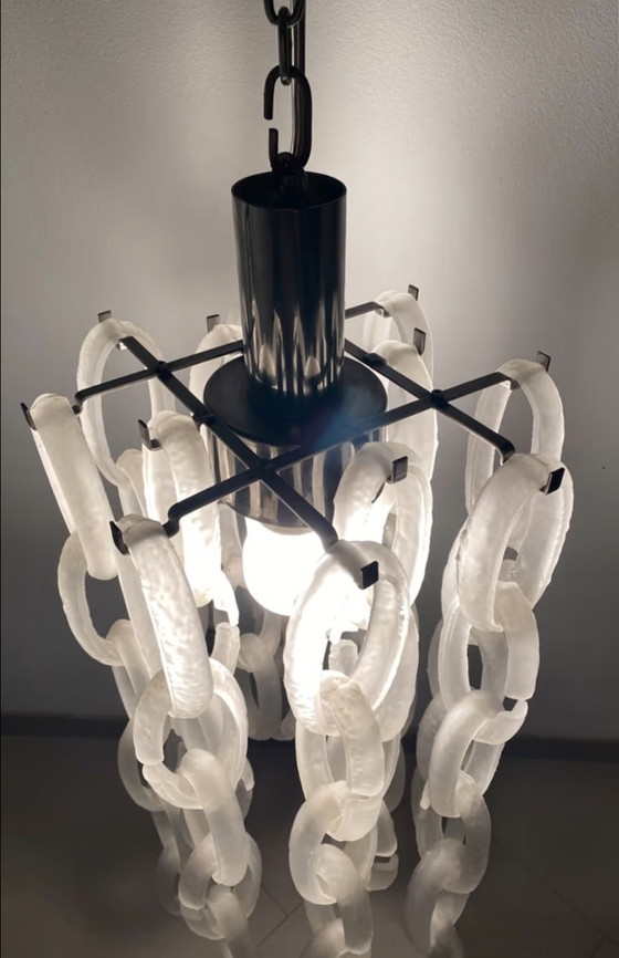 Image 1 of Lustre vintage en verre de Murano Giogali