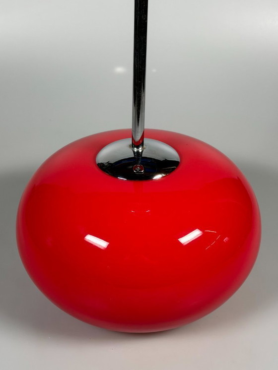 Image 1 of 60er 70er Jahre Lampe Leuchte Hängelampe Glas Deckenlampe Space Age Design