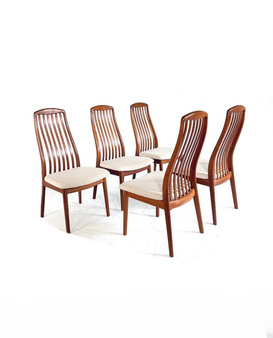 Image 1 of 5x vintage dining chair Kai Kristiansen '70s