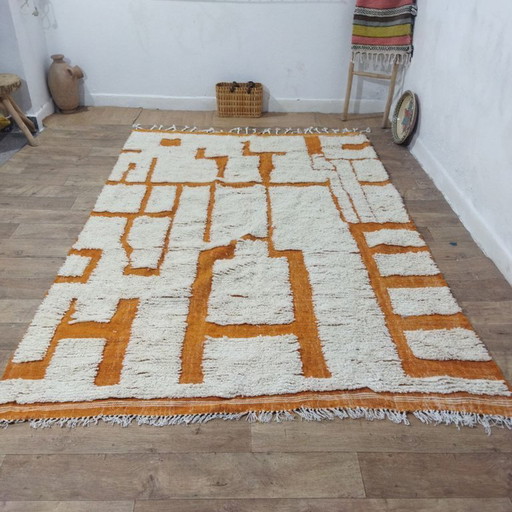 Moderner abstrakter marokkanischer Teppich – Moderner abstrakter marokkanischer Berberteppich | 285 × 200 cm