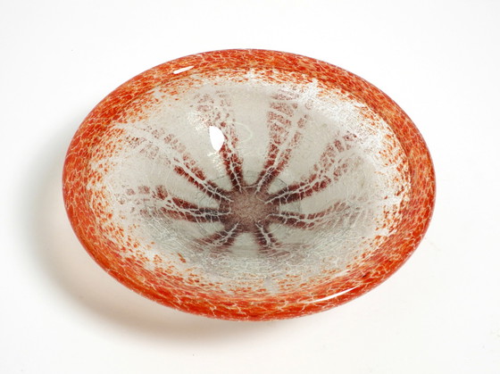 Image 1 of Tre belle ciotole in vetro colorato degli anni '30 di Karl Wiedmann per WMF Ikora | ø30, ø27,5 e ø24