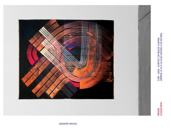 Yomar Augusto - S001-A024 (2020) Rotterdam, Gemälde & Zeichnungen, Leinwand, Holz, Schwarz, Abstract (Foto 6 von 9)