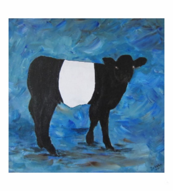 Image 1 of Koeien schilderij Lakerveld