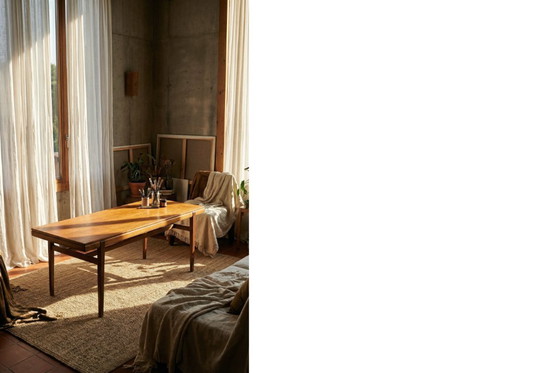 Image 1 of Moderne Zweedse Cosmos salontafel uit het midden van de eeuw door Sven Engström & Gunnar Myrstrand voor Tingströms, jaren 60