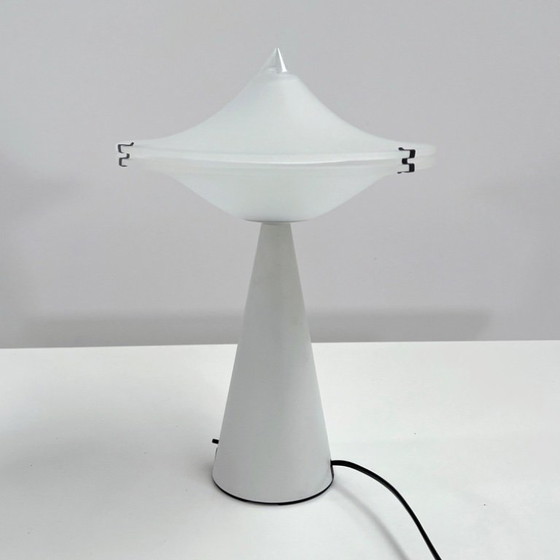 Image 1 of White Alien Table Lamp by Cesaro L. for Tre Ci Luce, 1980s