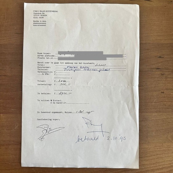 Image 1 of "Sheep" - sculpted marble figure by Fanny Baan, 1995