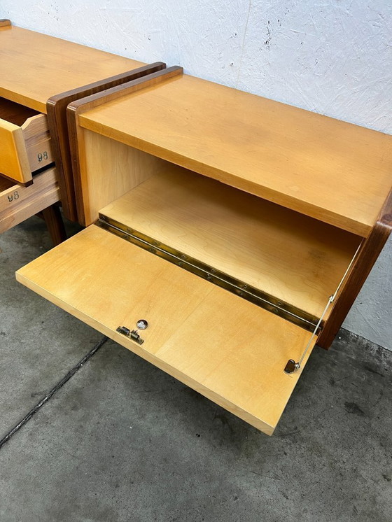 Image 1 of Set di comodini vintage, anni '50/'60, Paesi Bassi