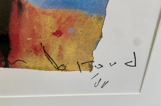 Image 1 of Herman Brood - "Calciatori" - n. 84 - nuovo incorniciato