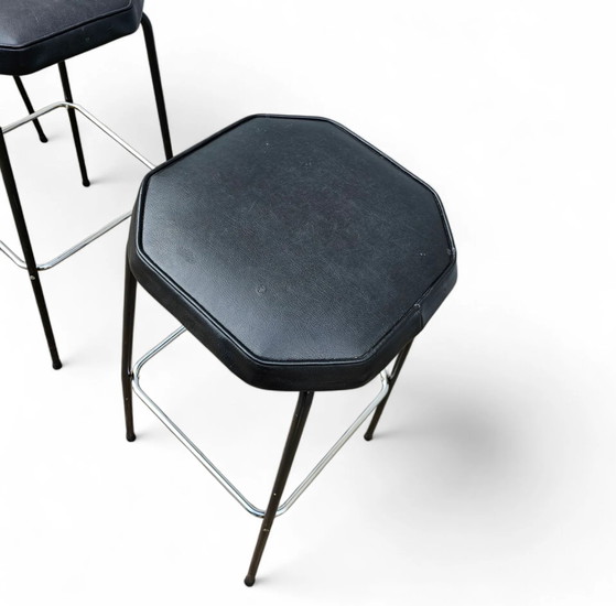 Set of 3 model AP 2R bar stools by Hein Salomonson for AP Originals / 1960s – Barstools (photo 14 of 15)
