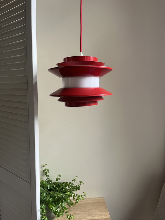 Image 1 of Lampada a sospensione vintage Trava - Carl Thore - Granhaga - Lampada di design svedese