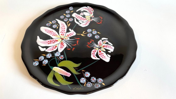 Image 1 of Longwy Flower Platter van VALENTI